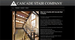 Desktop Screenshot of cascadestair.com